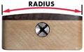 radius of guitar neck